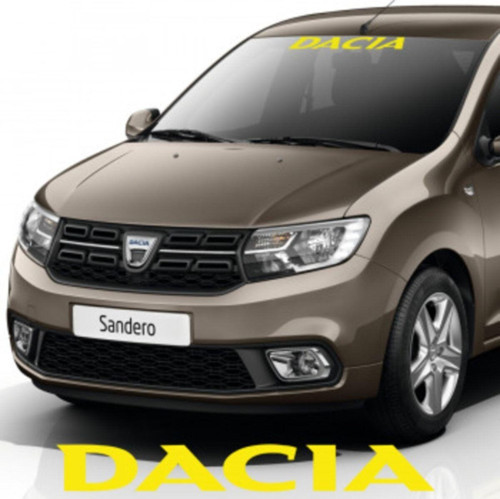 Dacia Ön Cam Araba Sticker Yapıştırma 30CM En