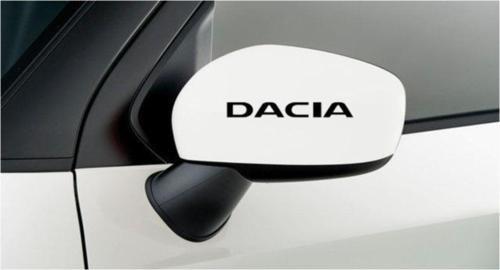 Dacia Oto Araba Yan Aynalar Için 2 Adet Sticker Set