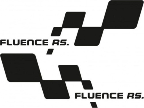 Fluence Yan Kapı Sticker Yapıştırma 2 Adet Sağ Sol