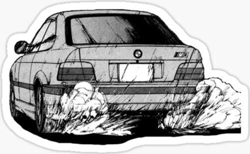 E36 Etiket Cam Sticker Yapıştırma 16cm 2 Adet