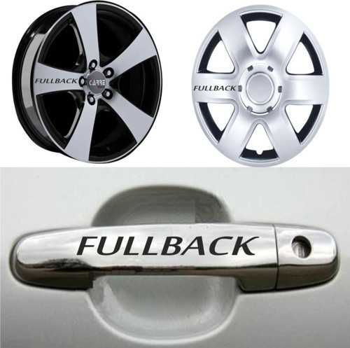 Fullback Kapı Kolu Jant Sticker (10 Adet) Etiket Yapıştırma Z76