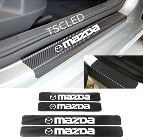 Fiat Albea Karbon Kapı Eşiği Koruma Sticker Yapıştırma (4lu Set)