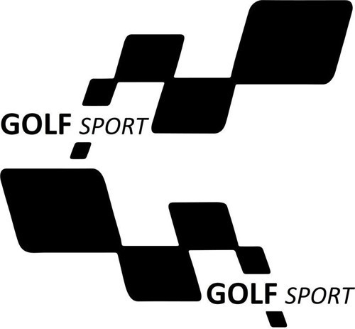 golf sport Etiket Yapıştırma 30cmx11cm MMD219