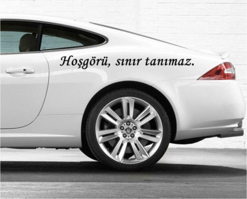 Hoşgörü Sınır Tanımaz Sticker Yapıştırma