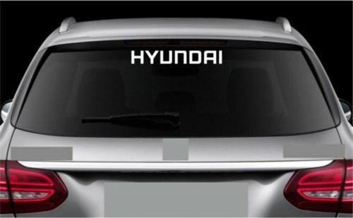 Hyundai Araba Arka Cam Sticker Yapıştırma