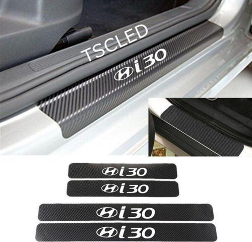 i30 Karbon Kapı Eşiği Kaplama Sticker (4 Adet) zz86