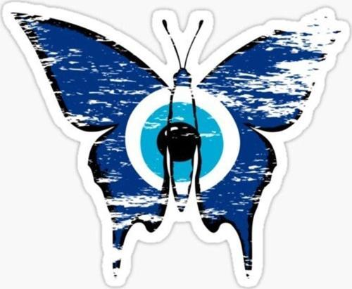 İlginç Nazar Boncuğu Sticker Duvar Araba Yapıştırma Md2