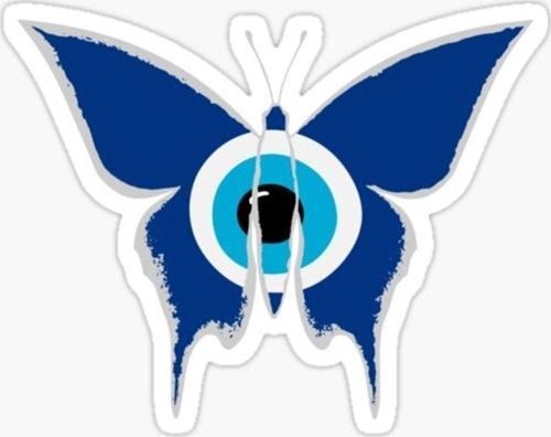 İlginç Nazar Boncuğu Sticker Duvar Araba Yapıştırma Md5