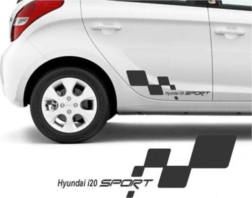 Hyundai i20 Sport Oto Sticker Yapıştırma