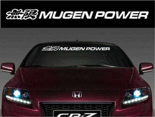 H Onda Mugen Power Ön Cam Alın Sticker Yapıştırması