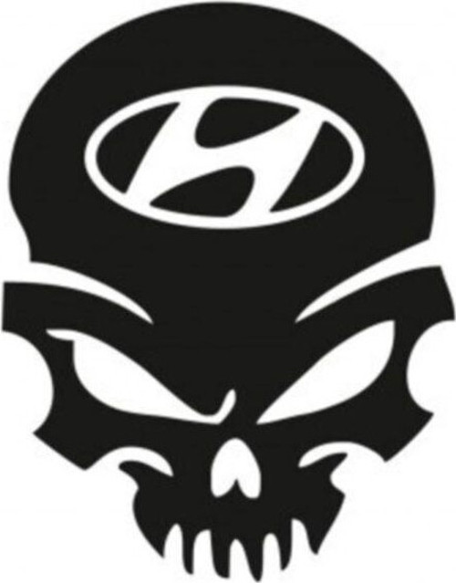 Hyundai Kuru Kafa Araba Sticker Yapıştırma