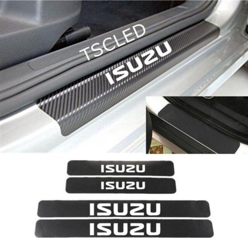 Isuzu Karbon Kapı Eşiği Koruma Sticker Yapıştırma (4lu Set)