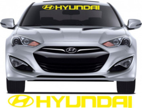 Hyundai Ön Cam Araba Sticker Yapıştırma 30 CM EN