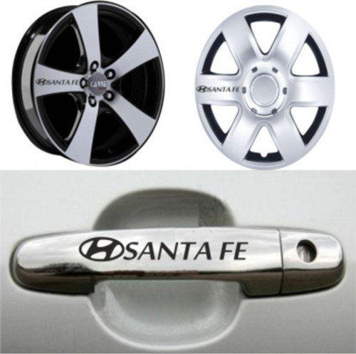 Hyundai Santa Fe Kapı Jant Sticker Yapıştırma 8 Ad