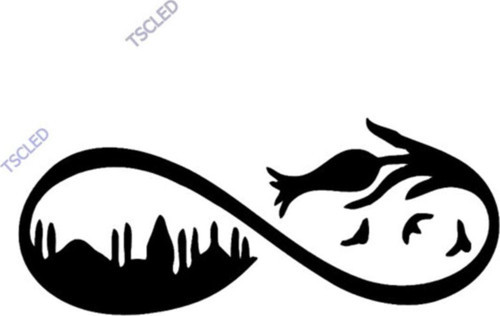 Lale Istanbul Kaligrafi Sticker 20cm