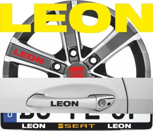 Leon Kapı Kolu Sticker Yapıştırma 8Adet 1
