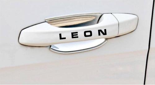 Leon Sport Kapı Kolu ve Jant sticker seti 8 adet yazı 429