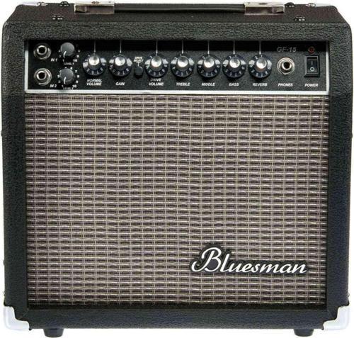 sman GF-15 Elektro Gitar Amfisi - Çift Giriş + Reverb