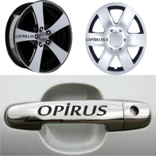 Kia Opirus Kapı Kolu Jant Sticker Yapıştırma 8 Adet