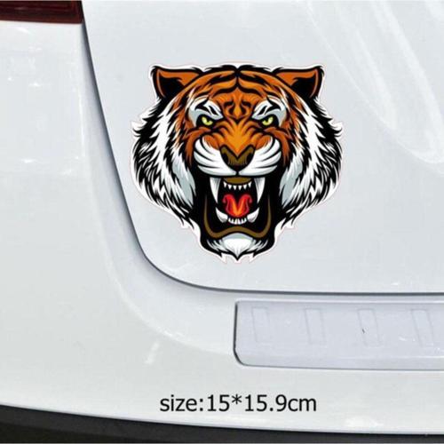 Kaplan Sticker Araba Oto Etiket Yapıştırma Renkli 17cm