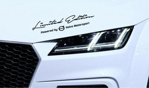 Limited Edition Sınırlı Sayıda Volvo Araba Sticker Yapıştırma