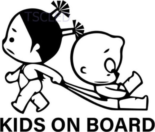 Kids On Board Arabada Çocuk Var Araba Sticker