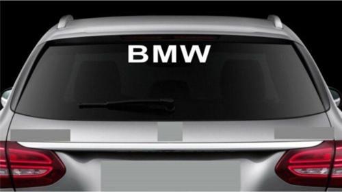 M Araba Arka Cam Sticker Yapıştırma