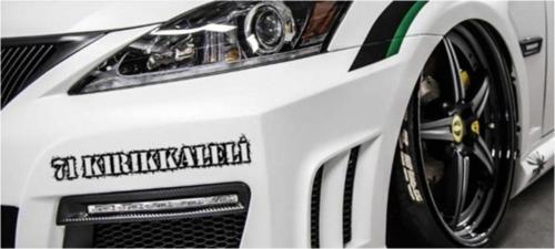 Kırıkkaleli 71 Plaka Araba Oto Sticker Yapıştırma 2 Adet