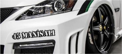 Manisalı 45 Plaka Araba Oto Sticker Yapıştırma 2 Adet