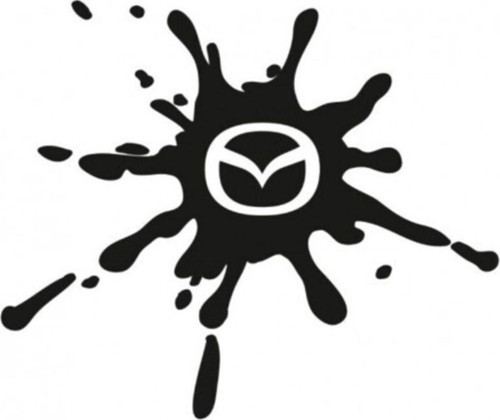 Mazda Damla Görünümlü Sticker Damlası Yapıştırma 2 Adet