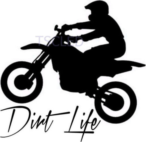Motor Motorsiklette Kirlenmek Sticker Yapıştırma