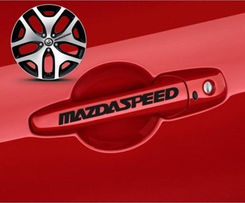 Mazda Speed Kapı Kolu Sport Sticker Yapıştırma 8 Ad