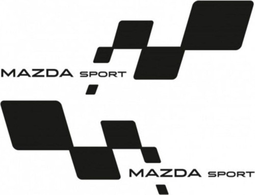 Mazda Sport Yan Kapı için Çamurluk Sticker 2 Adet Sağ Sol