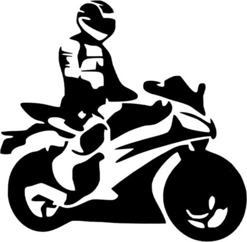 Motorsiklet Sticker Yapıştırma 25CM