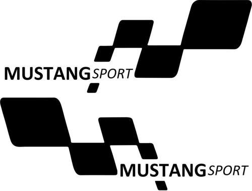 MUSTANG sport 2 Etiket Yapıştırma 30cmx11cm MMD260