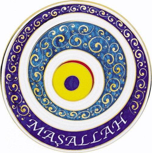 Nazar Sticker Yapıştırma Etiket 15cm Ve 6 Cm 2 Adet Mx1