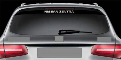 Nissan Sentra Araba Arka Cam Sticker Yapıştırma
