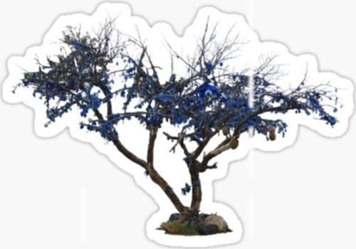 Nazar Sticker Yapıştırma Etiket Leptop Araba Cam Md24 18cm