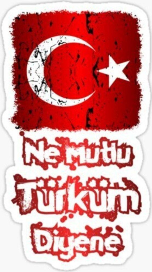 Ne Mutlu Türküm Diyene Sticker 16 Cm
