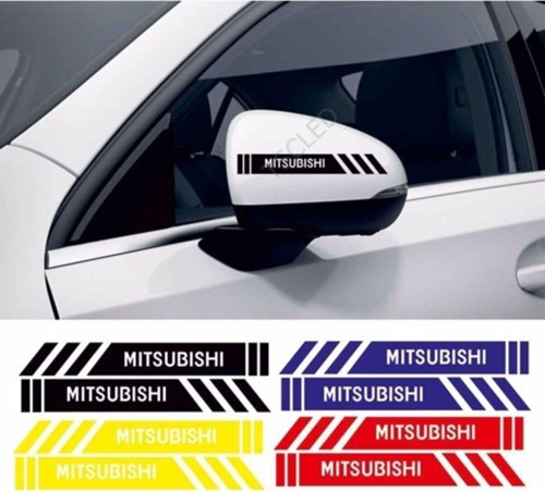 Mitsubishi Ayna Sticker Etiket Şerit