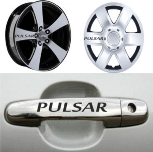 Nisan Pulsar Kapı Kolu Jant Sticker Yapıştırma 8 Ad