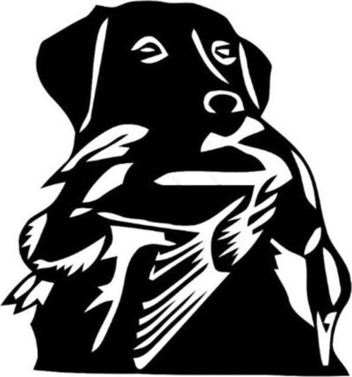 Ördek Avı Labrador Köpek Araba Sticker Çıkartması