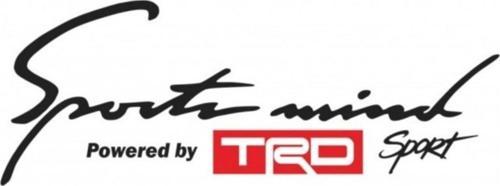 Powered By Toyota Trd Sport Mind Oto Araba Sticker