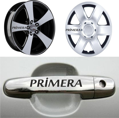 Primera Kapı Kolu Jant Sticker (10 Adet) Etiket Yapıştırma Z144