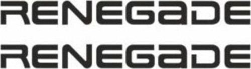Renegade Sticker Araba Yapıştırma