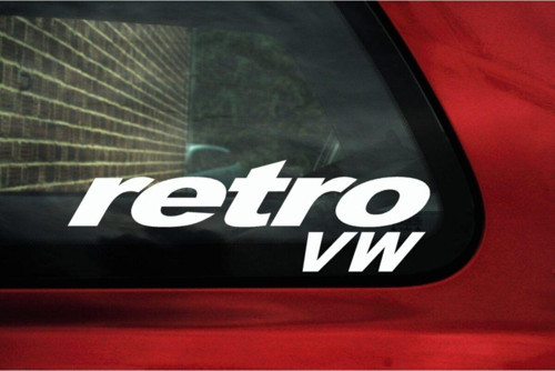 Retro VW Beetle Golf Jetta gti Sticker Yapıştırma