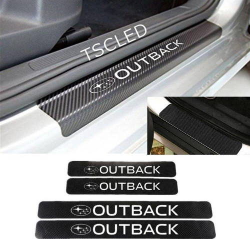 Outback Karbon Kapı Eşiği Kaplama Sticker 4 lu Set zz236