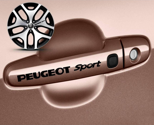 P eugeot Sport Kapı Kolu Sticker 10Adet MD3