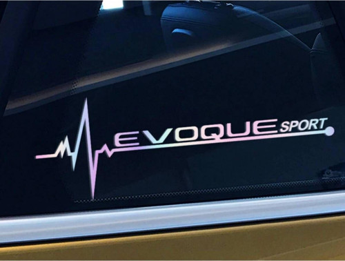 Rover Evoque Yan Cam Sticker Oto Kapı 20 Cm X 7 Cm Hologram c81