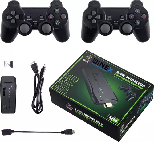 Arcade 4Khd Retro Game Stick 90 Lı Yıllar Atari Makinesı Oyunları 3775 Oyun Konsolu